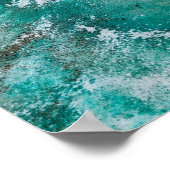 カラフル抽象芸術の編ミニマル集可能なテキストの追加 ポスター (角)