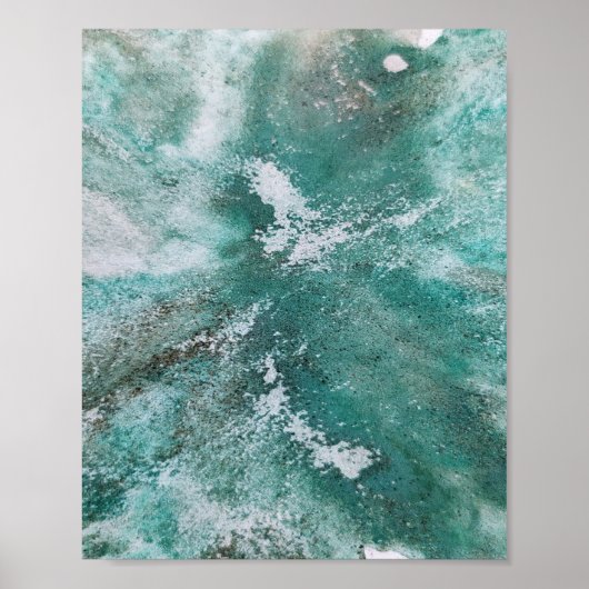 カラフル抽象芸術の編ミニマル集可能なテキストの追加 ポスター (正面)