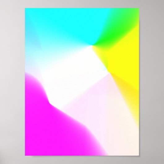 カラフル抽象芸術の編ミニマル集可能なテキストの追加 ポスター (正面)