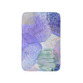 カラフル抽象芸術の背景 バスマット (正面縦)