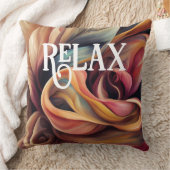 カラフル抽象芸術を渦巻感動的く クッション (ブランケット)