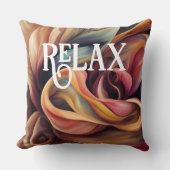 カラフル抽象芸術を渦巻感動的く クッション (正面)