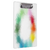 カラフル抽象芸術アカスタムートモダントレンディーエレガント クリップボード (右)