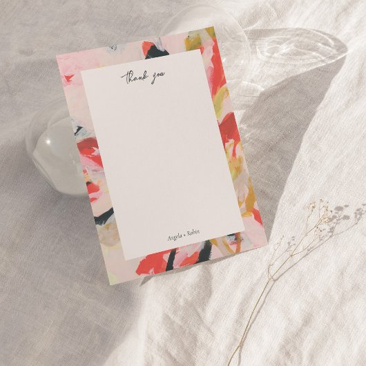 カラフル抽象芸術アパーソナライズされたート 招待状