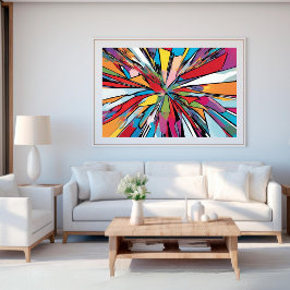 カラフル抽象芸術アポップ・アートのートデザインポスター ポスター