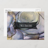 カラフル抽象芸術アルコ恋しく思ール顔 ポストカード (正面/裏面)