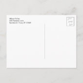 カラフル抽象芸術アルコ恋しく思ール顔 ポストカード (裏面)