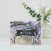 カラフル抽象芸術アルコ恋しく思ール顔 ポストカード (スタンド正面)