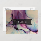 カラフル抽象芸術アルコ恋しく思ール顔 ポストカード (正面/裏面)