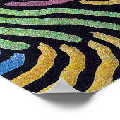 カラフル抽象芸術アーチ ポスター (角)