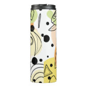 カラフル抽象芸術アートスケッチ タンブラー (裏面)