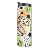 カラフル抽象芸術アートスケッチ タンブラー (回転右)