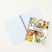 カラフル抽象芸術アートスケッチ ノートブック (内部)