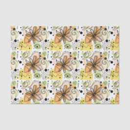 カラフル抽象芸術アートスケッチ 薄葉紙