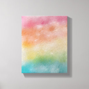 カラフル抽象芸術アートレッドピンクブルーパープルモダン キャンバスプリント