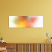 カラフル抽象芸術アートワークモダントレンディー赤ピンク キャンバスプリント (インサイチュ (リビング))