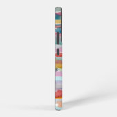 カラフル抽象芸術アート水彩ブラシストローク SAMSUNG GALAXYケース (右側面)