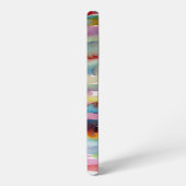 カラフル抽象芸術アート水彩ブラシストローク SAMSUNG GALAXYケース (左側面)