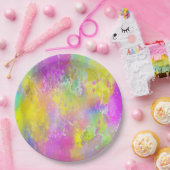 カラフル抽象芸術アート紙プレート ペーパープレート (パーティー)