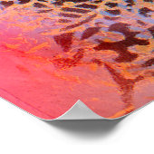 カラフル抽象芸術アート ポスター (角)