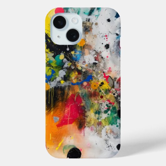 カラフル抽象芸術アート Case-Mate iPhoneケース (裏面)