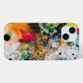 カラフル抽象芸術アート Case-Mate iPhoneケース (裏面 (横))