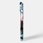 カラフル抽象芸術アート Case-Mate iPhoneケース (裏面 / 左)
