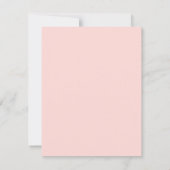 カラフル抽象芸術アーパーソナライズされたトフラットノートカード 招待状 (裏面)