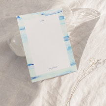 カラフル抽象芸術アーパーソナライズされたトフラットノートカード