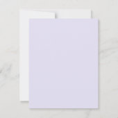 カラフル抽象芸術アーパーソナライズされたトフラットノートカード 招待状 (裏面)