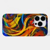 カラフル抽象芸術アー#2 Case-Mate iPhoneケース (裏面 (横))