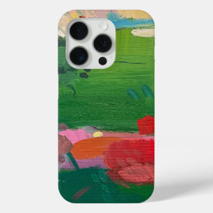 カラフル抽象芸術ア絵画ート iPhone 15 PROケース