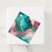 カラフル抽象芸術インクアートギフトラベル フェイバータグ (インサイチュ)