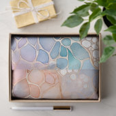 カラフル抽象芸術インクアートティッシュペーパー 薄葉紙 (ギフト)