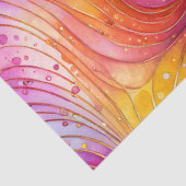 カラフル抽象芸術インクアートティッシュペーパー 薄葉紙 (詳細)