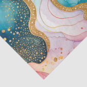 カラフル抽象芸術インクアートティッシュペーパー 薄葉紙 (詳細)