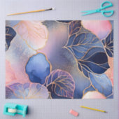 カラフル抽象芸術インクアートティッシュペーパー 薄葉紙 (クラフト)