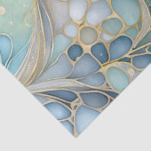 カラフル抽象芸術インクアートティッシュペーパー 薄葉紙 (詳細)