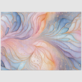 カラフル抽象芸術インクアートティッシュペーパー 薄葉紙