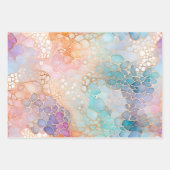 カラフル抽象芸術インクアート包装紙シート ラッピングペーパーシート (正面3)