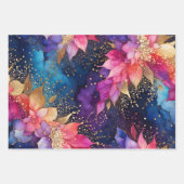 カラフル抽象芸術インクアート包装紙シート ラッピングペーパーシート (正面2)