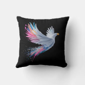 カラフル抽象芸術イーグルデザイン クッション (裏面)