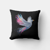 カラフル抽象芸術イーグルデザイン クッション (正面)