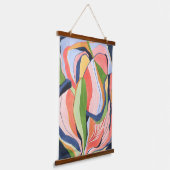 カラフル抽象芸術ウォー絵画ターぶら下がったの 吊り下げ型タペストリー (傾斜あり)