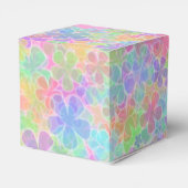 カラフル抽象芸術エレガントモダンテンプレート フェイバーボックス (裏面サイド)