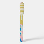 カラフル抽象芸術オーガニック図形ラインボースタイル Case-Mate iPhoneケース (裏面 / 右)