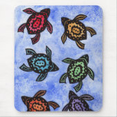 カラフル抽象芸術カメマウスパッド マウスパッド (正面)