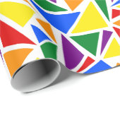 カラフル抽象芸術クラシックLGBTQレインボー国旗 ラッピングペーパー (ロールコーナー)