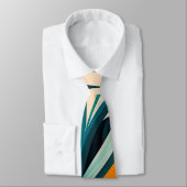 カラフル抽象芸術グリーン混合組織 ネクタイ (タイ)