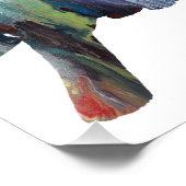 カラフル抽象芸術グロブークシルエット フォトプリント            (角)